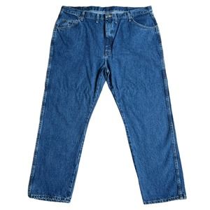 Wrangler Regular Fit Jeans Men's Size 44 x 30 NWT New Dark Stonewash 100% Cotton